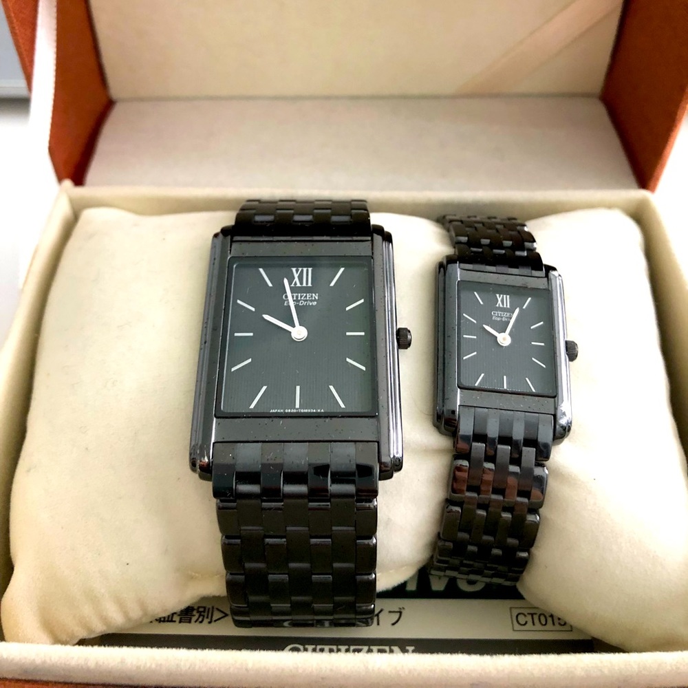Citizen couple watch